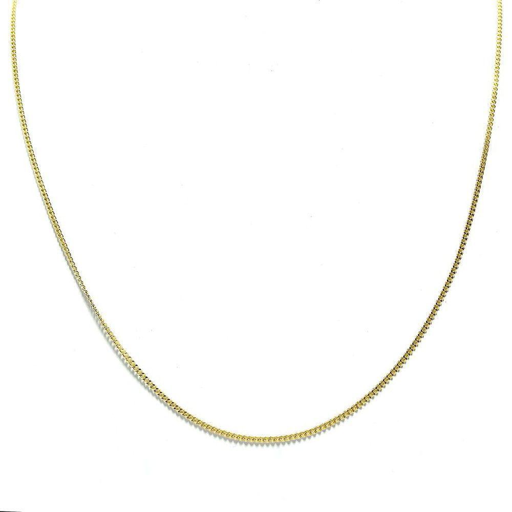 Cadena Grumet 60cm Enchapado Oro 18K-0