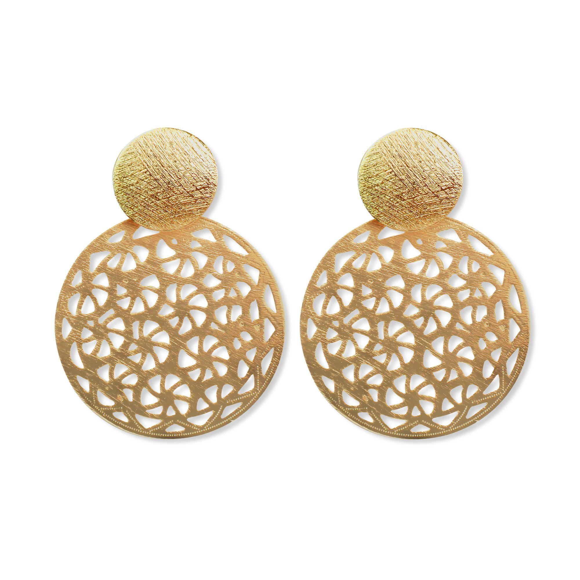 Aros Noa Enchapado Oro 18K-0