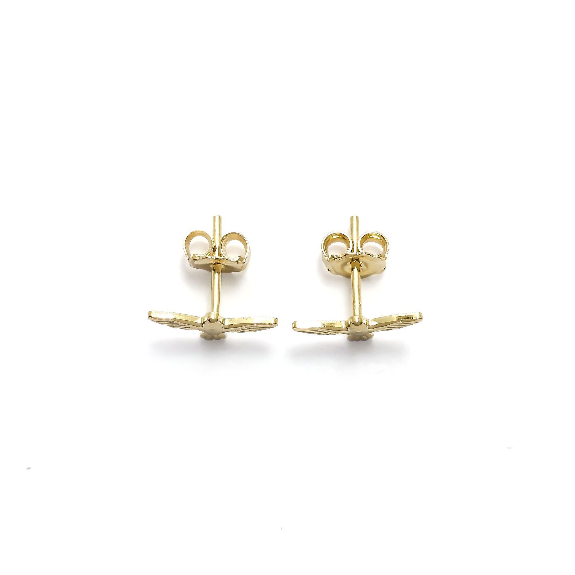 Aros Espíritu Santo Enchapado Oro 18K-3