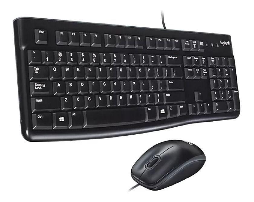Kit Tec/Mou Logitech Alambrico Mk120 Negro-0