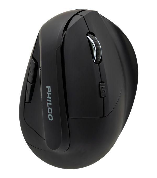 Mouse Inalambrico Vertical Recargable Philco Pro Ppr7346 -0