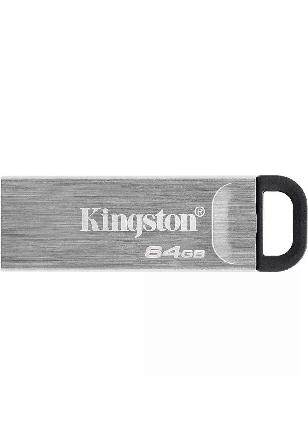Pendrive Kingston DataTraveler Kyson 64GB USB 3.2 Plata-0