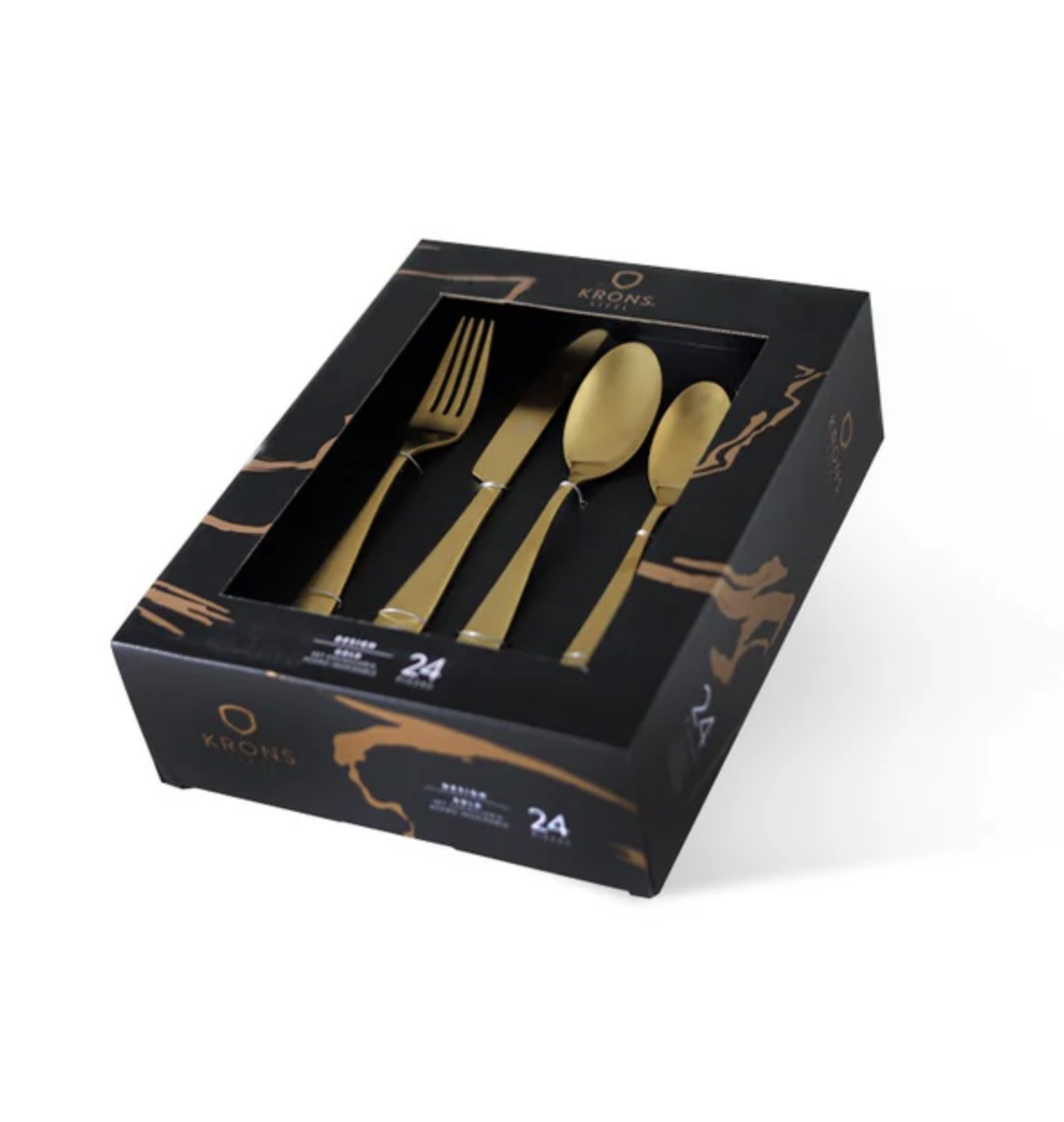 Set Cuchilleria 24 Pzs Gold-2