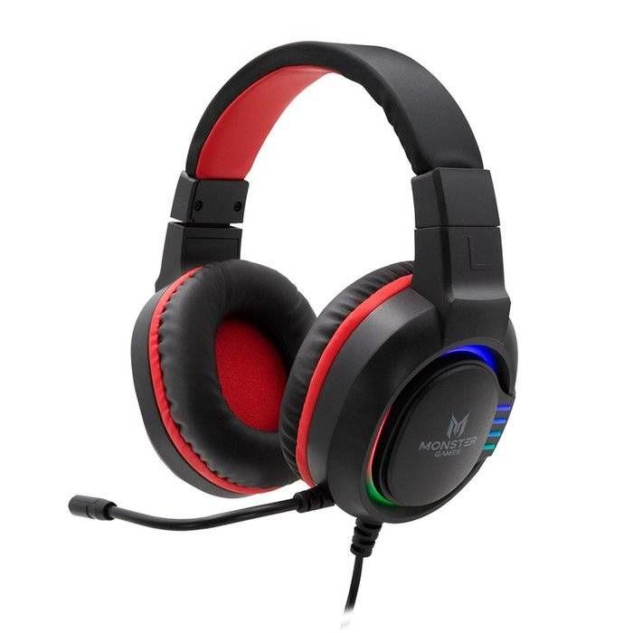 Audífonos Au713 Headset Gamer Monster Fire Sonido 7.1 Usb-0