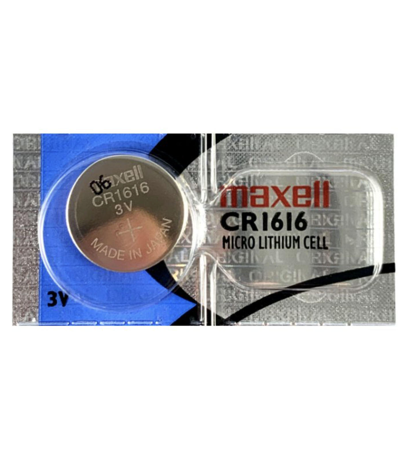 Blister 5 Pilas Litio 3V Maxell Cr1616-0