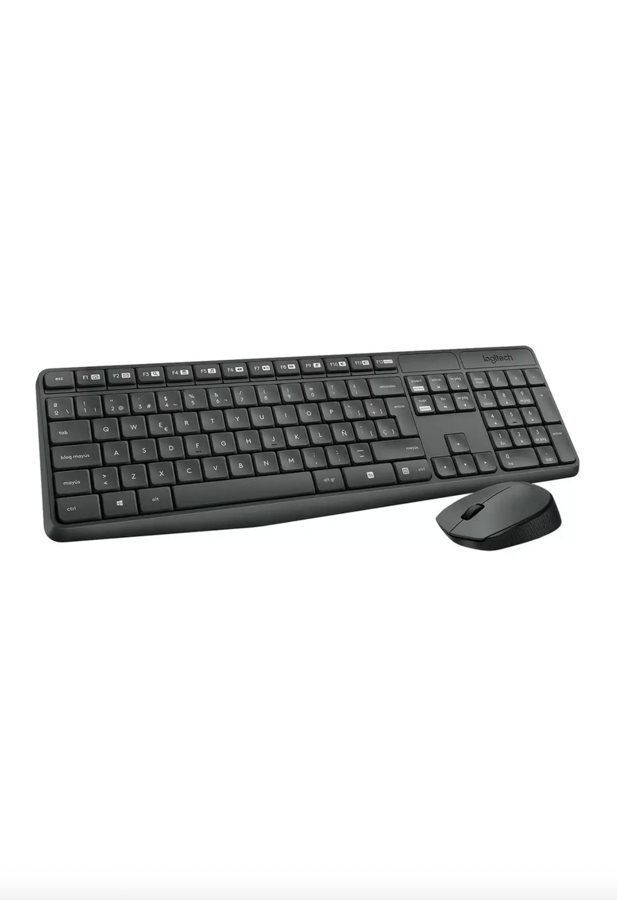 Kit Tec/Mou Logitech Inalam Mk235 Negro-0