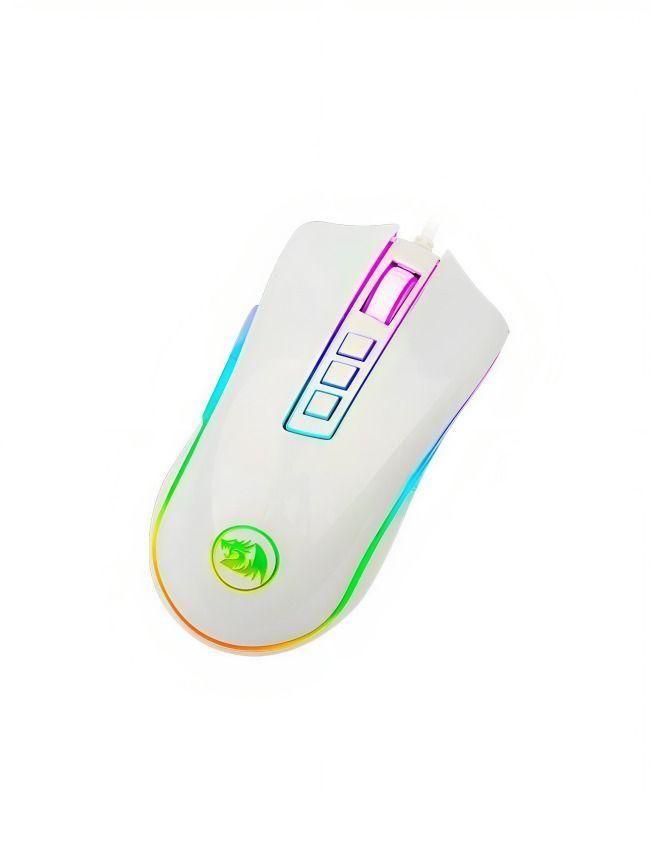 M711W Mouse Alambrico Gamer Rgb Cobra White-0