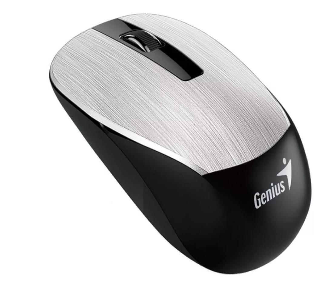 Mouse Inalambrico Nx-7015 Empaque Nuevo Silver-0