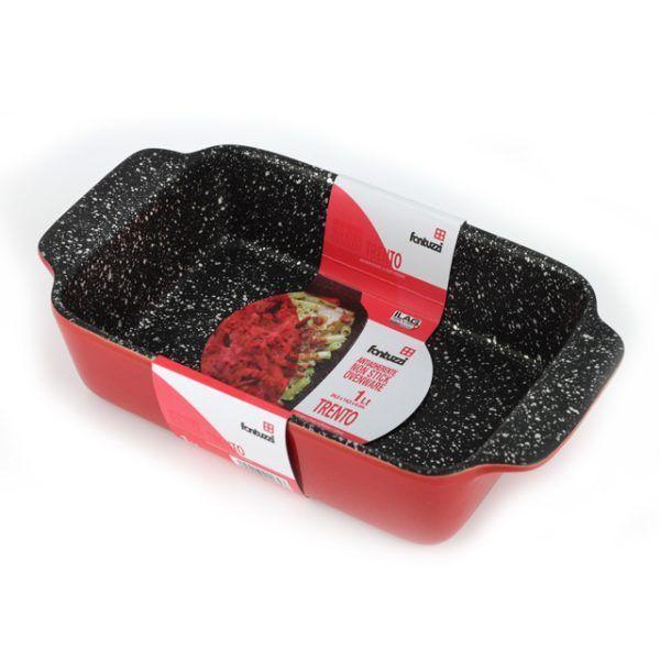 Fuente de cer mica para horno rojo Trento 38 x 21 5 x 7 5 cm FANTUZZI-0