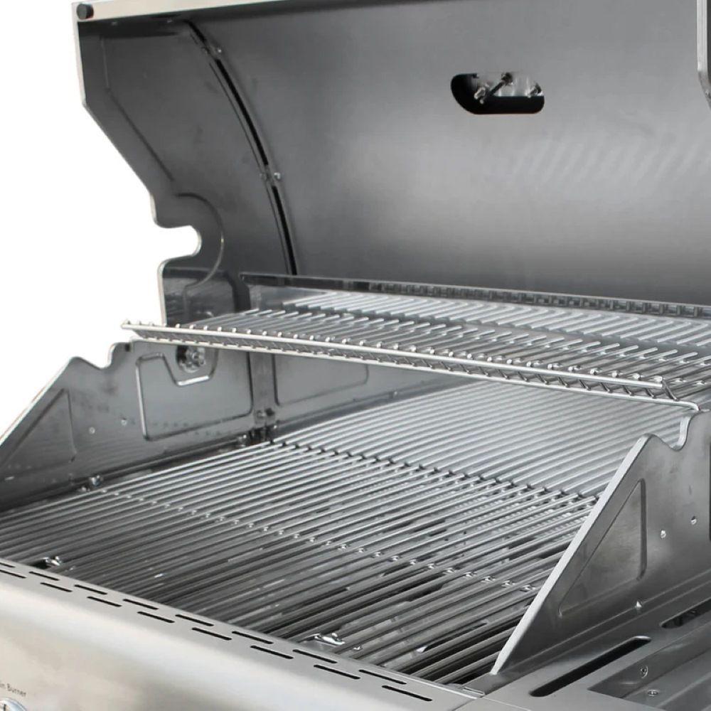 Parrilla a gas 4 Quemadores + Sellador lateral - Acero inoxidable + Set de Asado + Garras de Oso-5