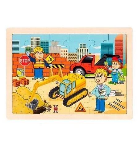 Juego Didáctico Madera 4 Puzzles Encaje Montessori-4