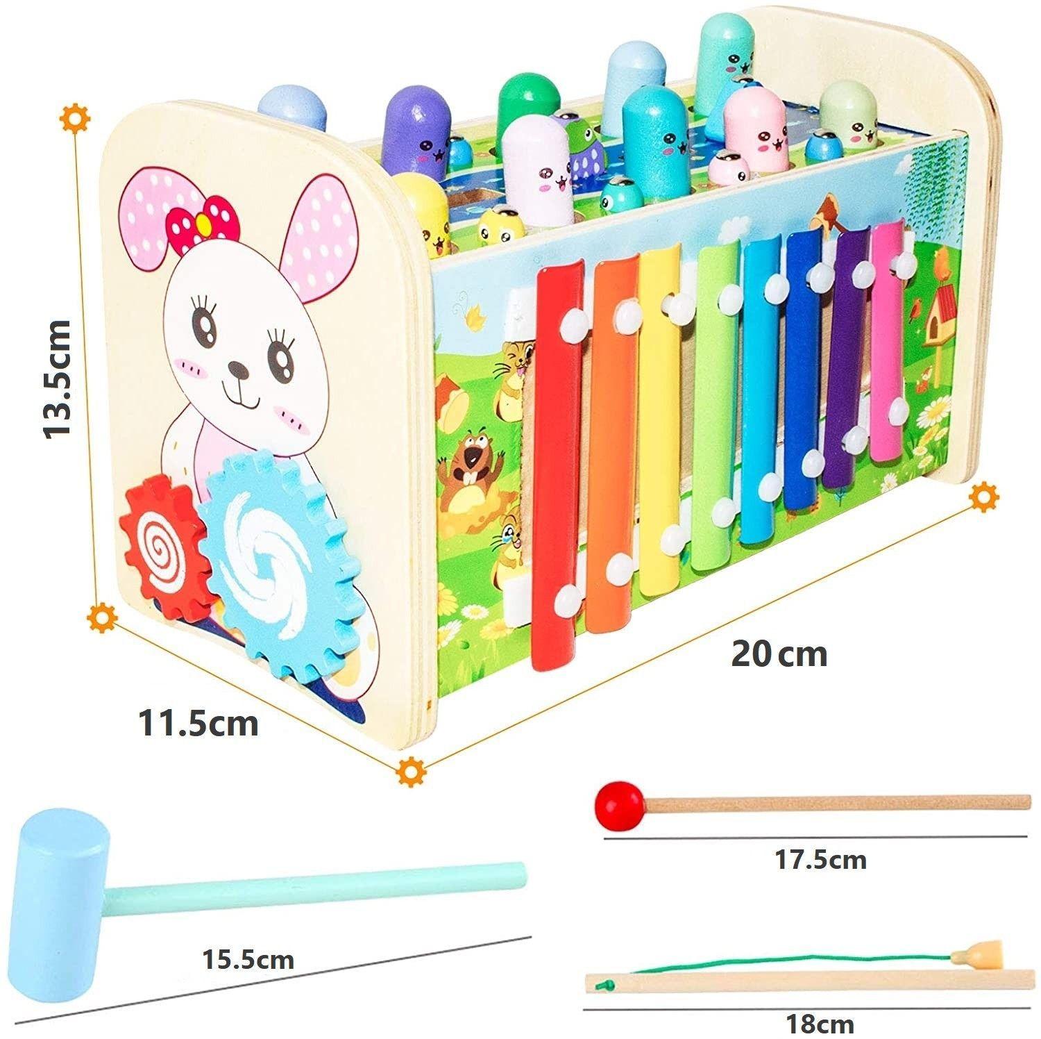 Juguete Didáctico Madera Musical Centro de Actividades Zk-95-3