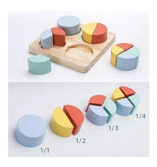 Juego Didáctico Matemático Madera 4 Puzzles Montessori-3