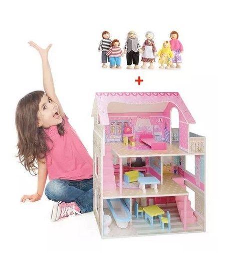 Casa de Muñecas Francisca y 6 Muñecos-0