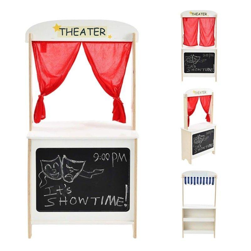 Juego Madera Puesto Doble: Teatro y Mercado-2