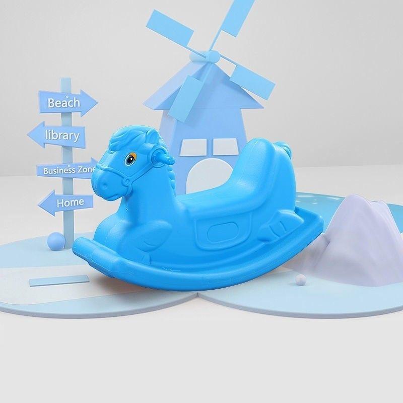 Balancín Individual Caballo Colores Azul-2