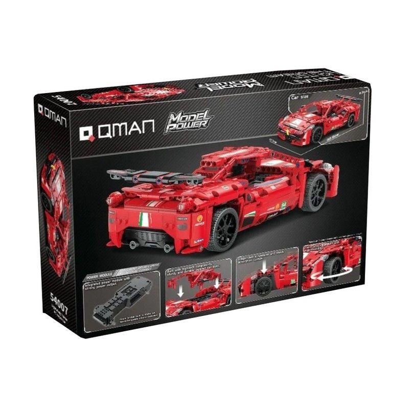 Auto Carreras Rojo Bloques Construcción Control Remoto o Smartphone-3