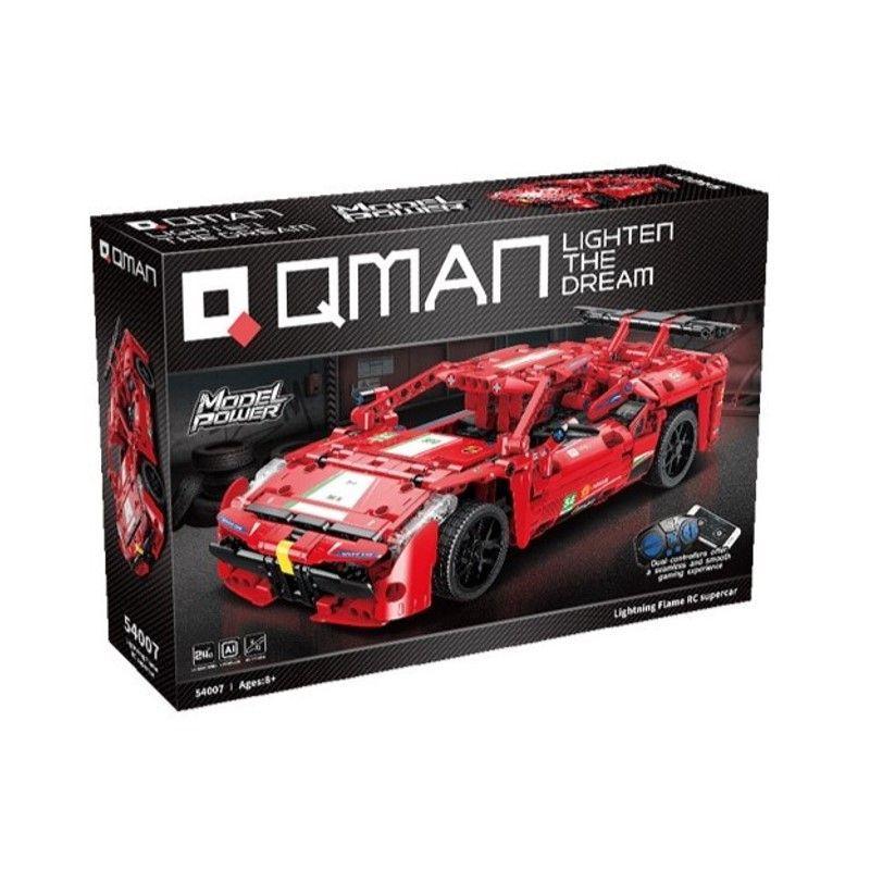 Auto Carreras Rojo Bloques Construcción Control Remoto o Smartphone-4