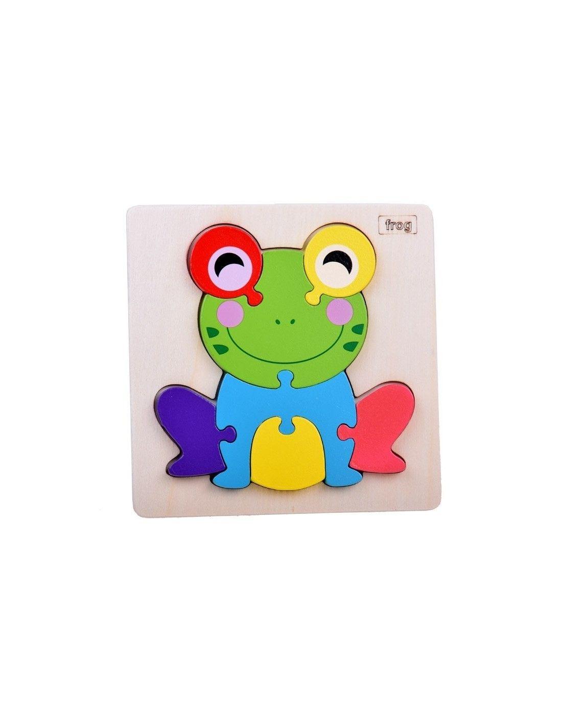 Juego Didáctico Madera 12 Puzzles Encaje Montessori-2