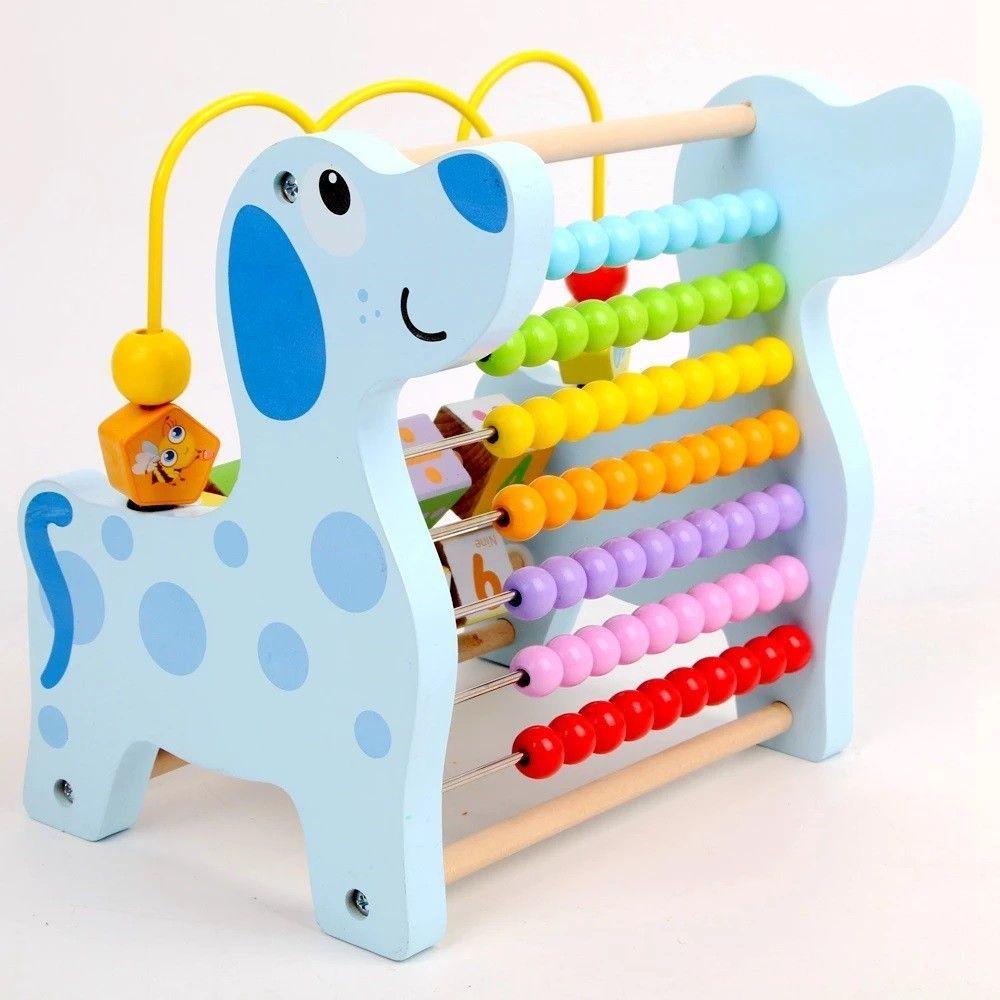 Juego Didáctico Madera Ábaco Pronosupinador Bloques Zk-132-1