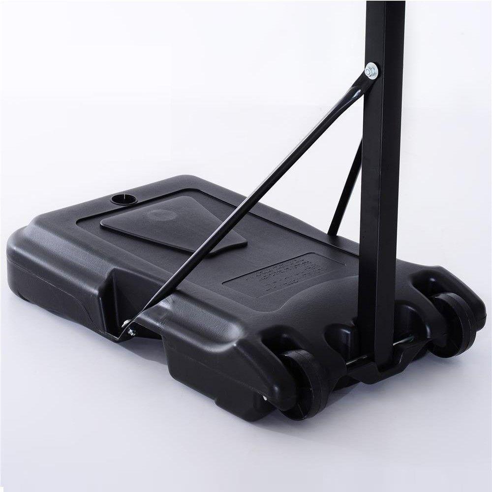 Aro Basketball Pedestal Altura Ajustable 45 cm Negro-2