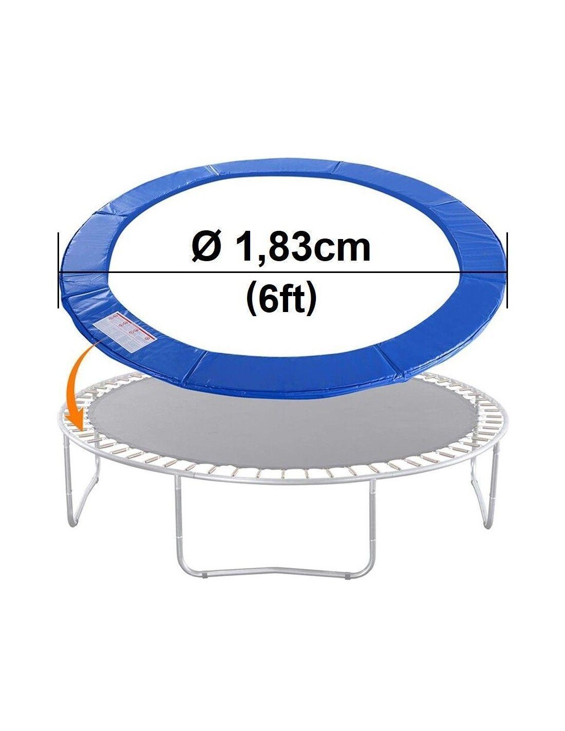 Repuesto Cubre Resortes Azul PVC 1,83 m Cama Elastica-2