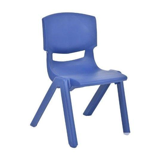 Silla Infantil Resistente Azul -1