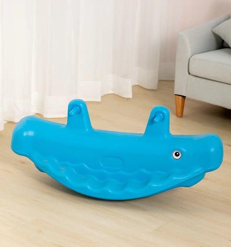 Balancín Doble Pez Colores Azul-2