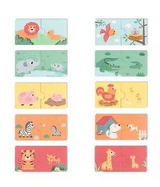 Juego Didáctico Puzzles Asociaciones 3 Cajas Montessori-2
