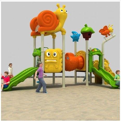 Estación de Juegos Caracol Dos Toboganes y Túnel-2