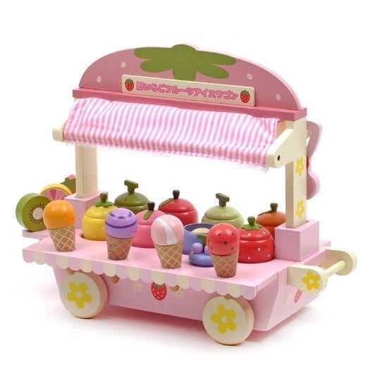 Juego Madera Carrito Helados-2