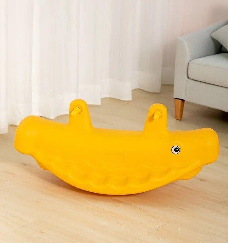 Balancín Doble Pez Colores Amarillo-2