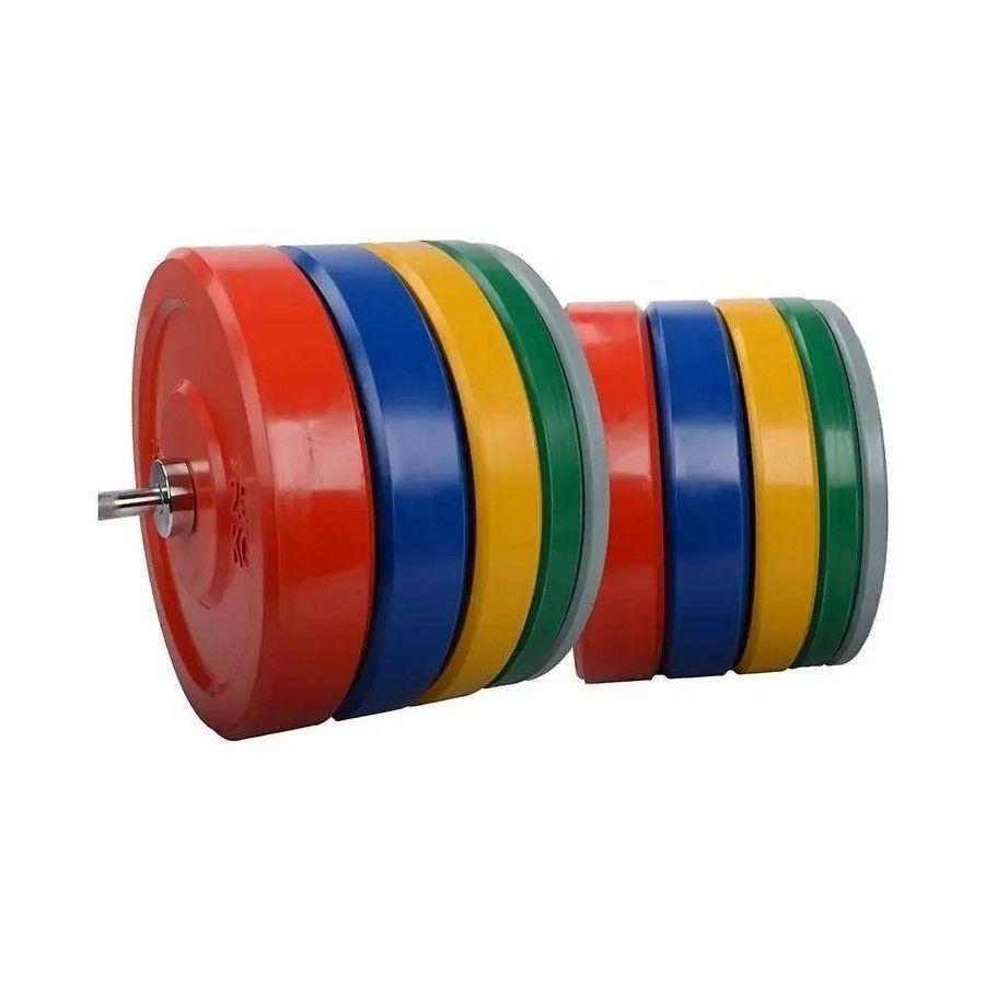 Disco Bumper Pesa Olimpico Pu Goma 15 Kg-2