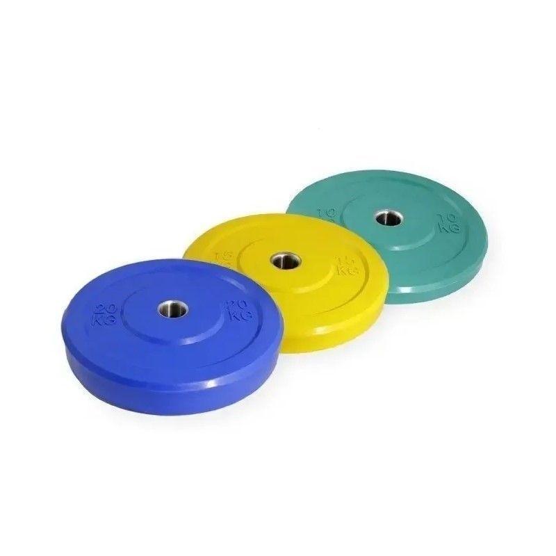 Disco Bumper Pesa Olimpico Pu Goma 15 Kg-3