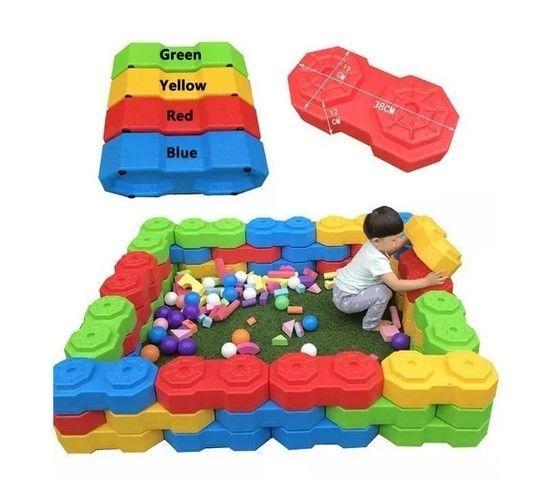 Set Bloques Construcción Gigantes 24 Piezas Hexagonales-1