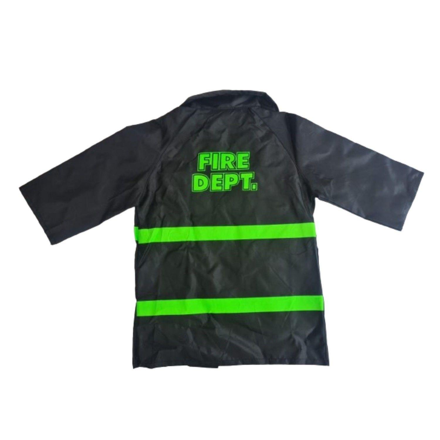 Disfraz y Accesorios Bombero Traje Negro-5
