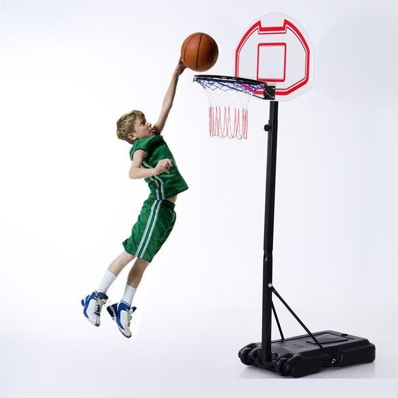 Aro Basketball Pedestal Altura Ajustable 45 cm Blanco-1