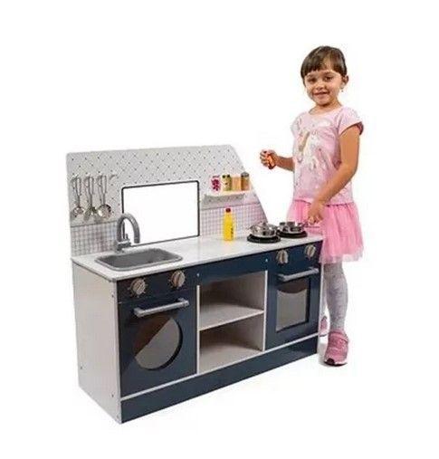 Cocina y Camión Comida Madera 2 en 1 Food Track-2