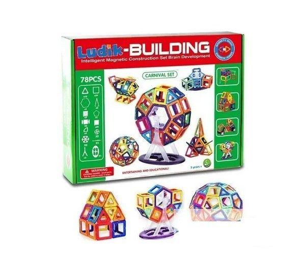 Set Bloques Magnéticos 78 Piezas-0
