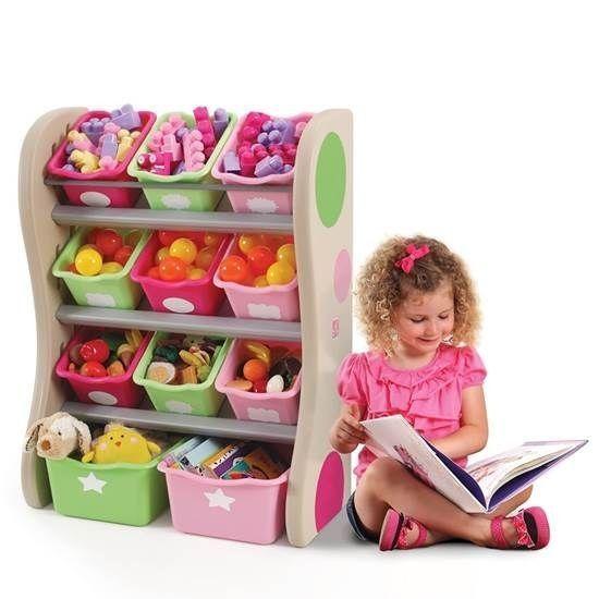 Mueble Infantil Cajas Organizador Plastico Rosado-1