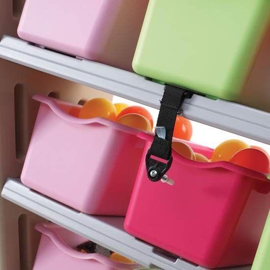 Mueble Infantil Cajas Organizador Plastico Rosado-2