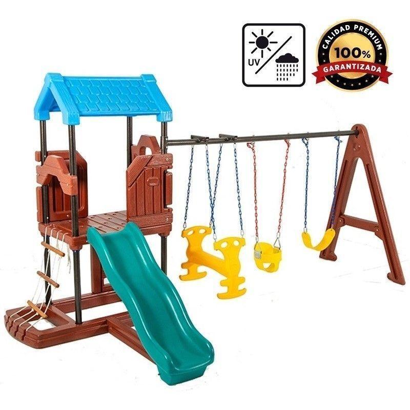 Estacion Columpios Tobogan Play Center Ludik-0