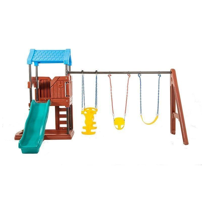 Estacion Columpios Tobogan Play Center Ludik-1