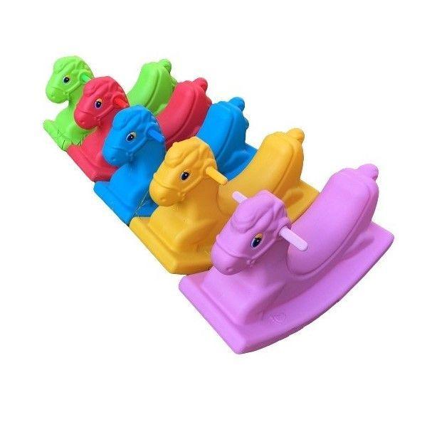 Balancín Individual Caballo Colores Rojo-2