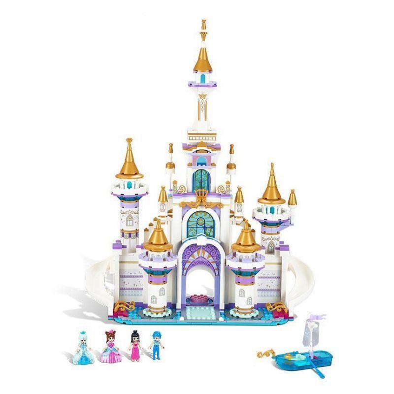 Castillo Princesa Bote Friends Bloques Construcción-1