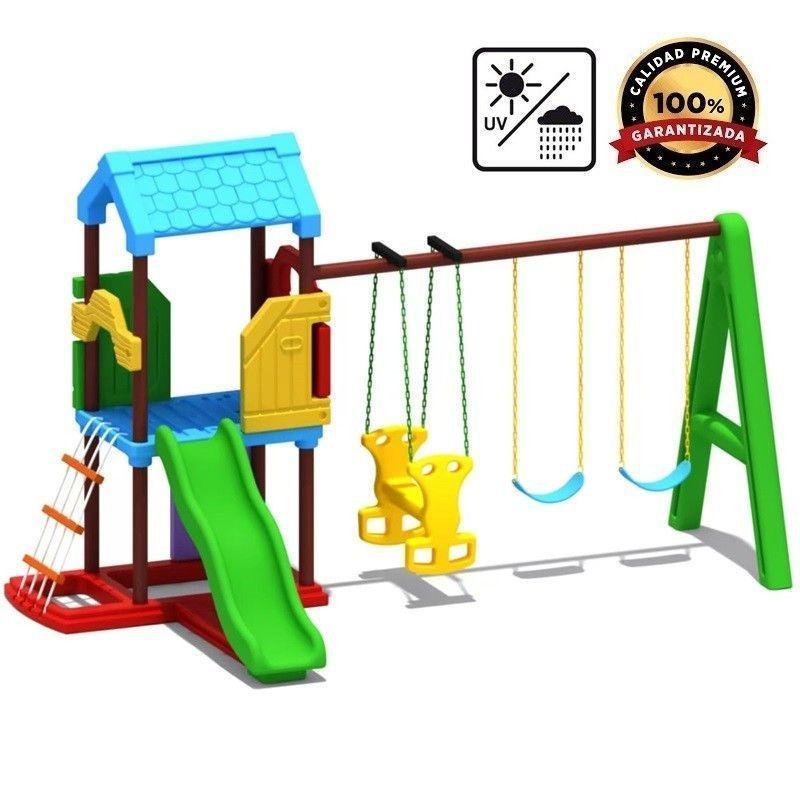 Estacion Columpios Tobogan Play Center Ludik Colorida-0