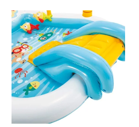 Centro Actividades Piscina Inflable Agua Pesca Faro Intex-5