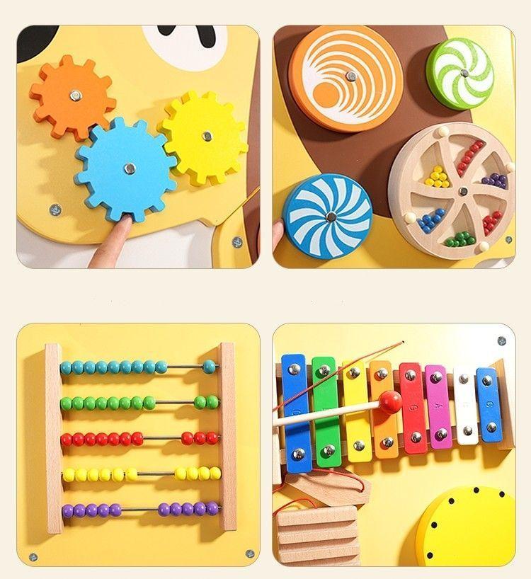 Juego Pared Madera Diseño Perro-2