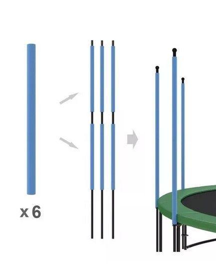 Protector Cubre Pilar Cama Elástica 6 Unidades-3