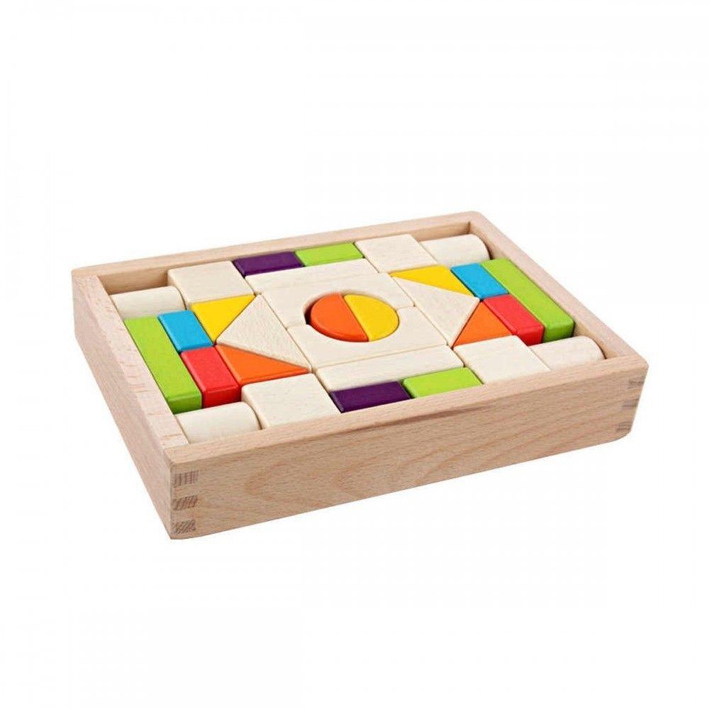 Set Bloques Madera 30 Piezas-2